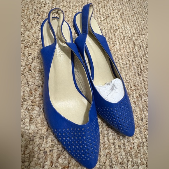 rumere Shoes - Rumére royal blue kitten heels